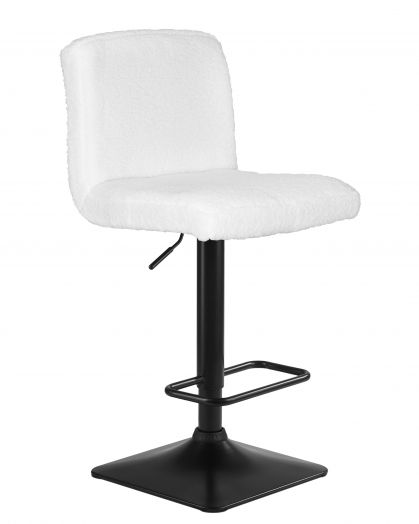 Стул барный DOBRIN LEO (белый букле (13))