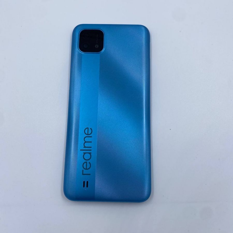 Realme c11 Задняя Крышка синяя оригинал c разбора