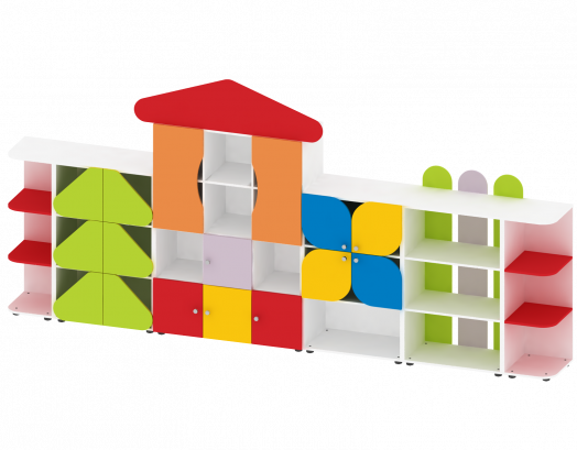 Стенка игровая модульная СТ-АД-71