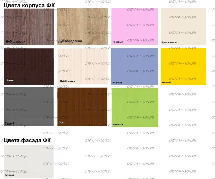 Палитра ЛДСП Нордик