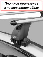 Багажник на крышу Тойота Вокси 2 (Toyota Voxy II (R70), минивен, 2007-2013), аэродинамические дуги (53 мм)