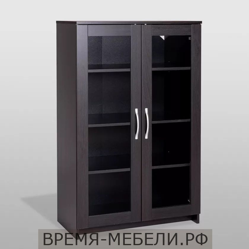 Тумба "Сириус" 2 двери со стеклом 78х123