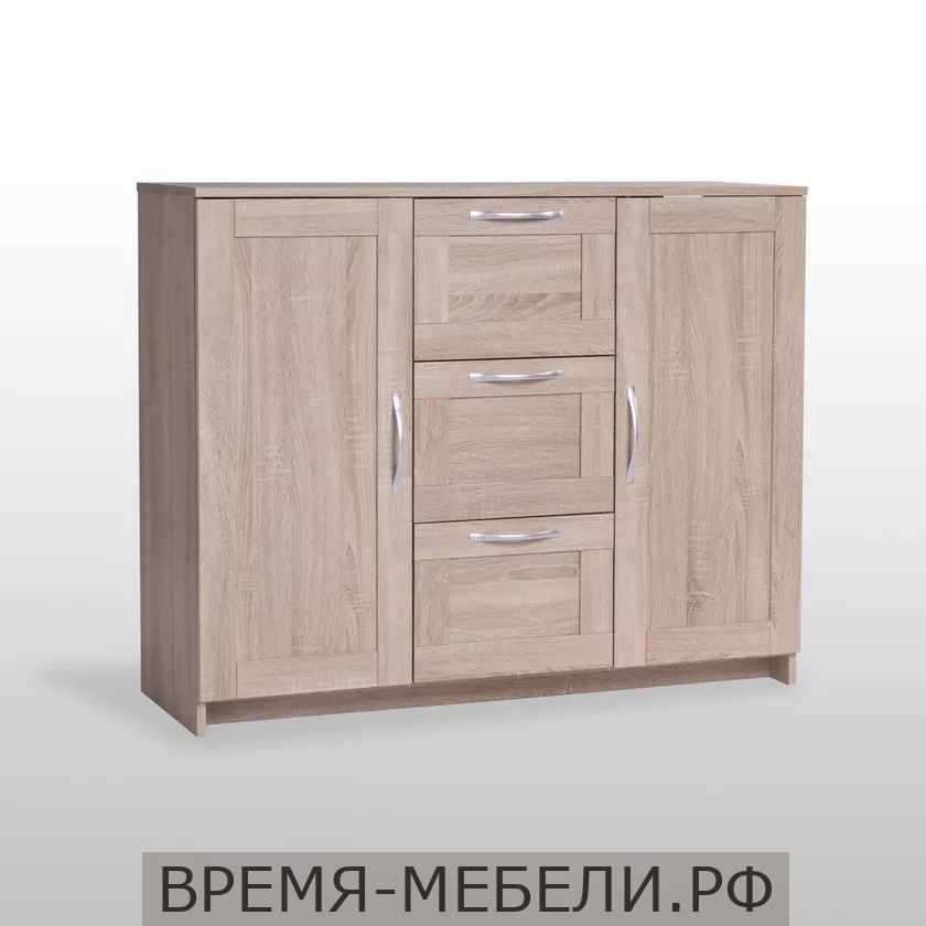 Тумба "Сириус" 2 двери и 3 ящика 117х95