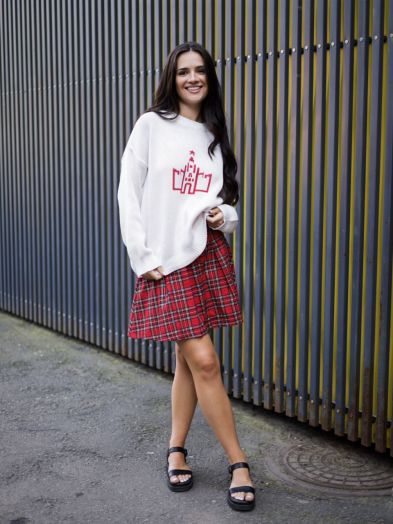 Свитер Кремль белый