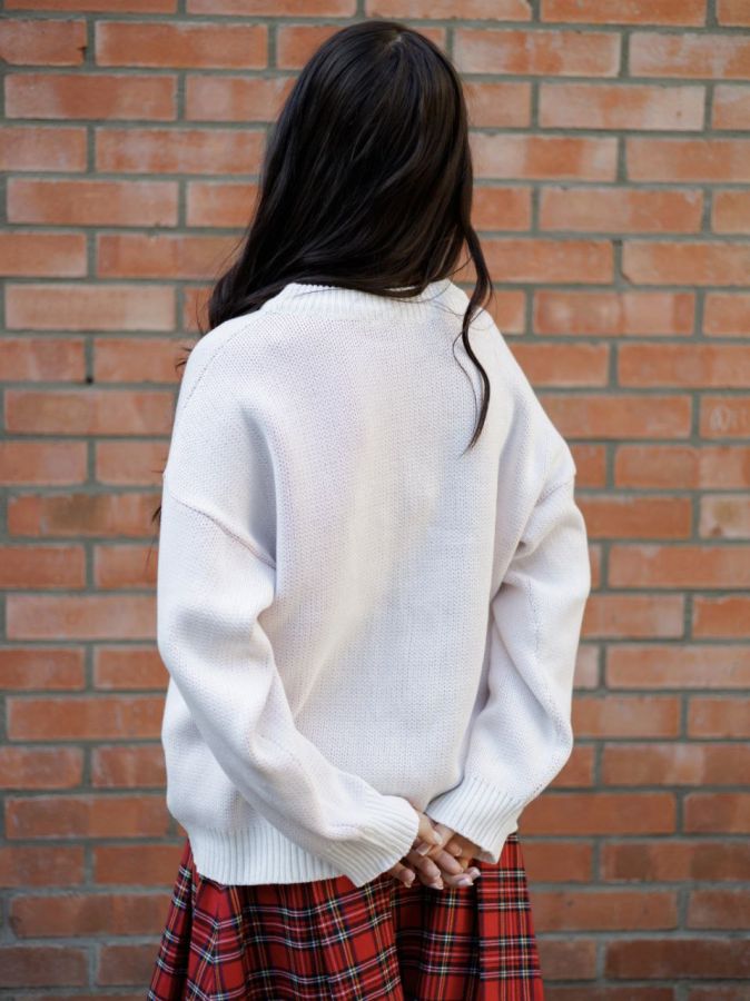 Свитер Кремль белый