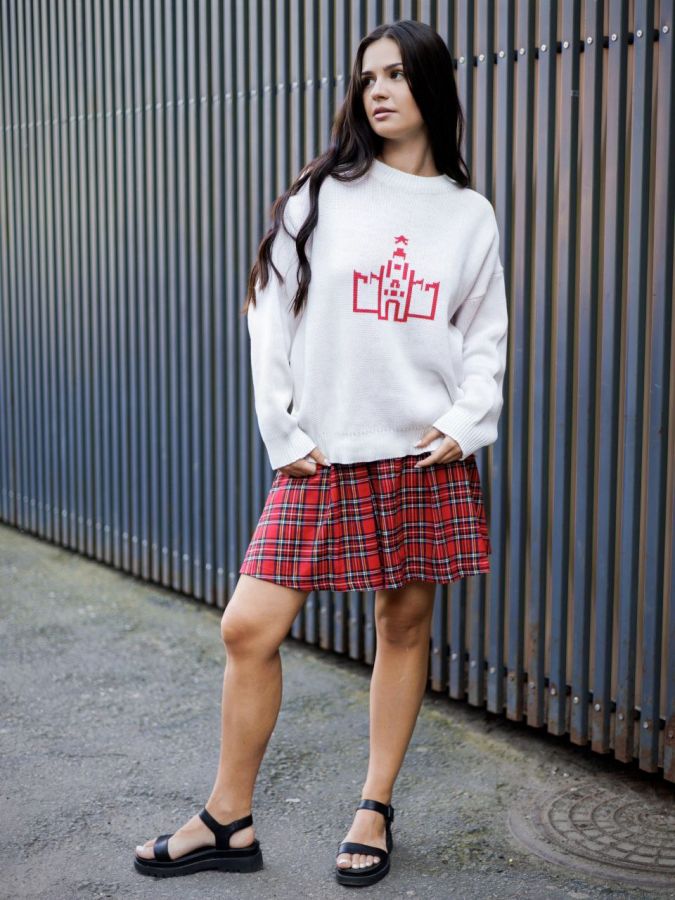 Свитер Кремль белый