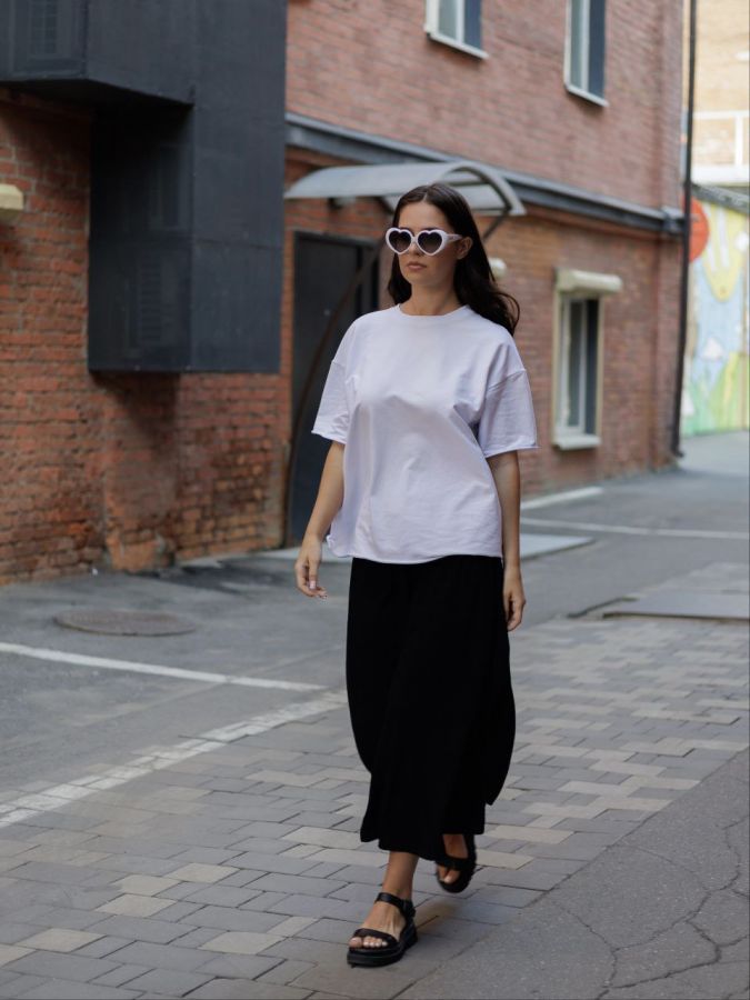 Юбка из крапивы черная