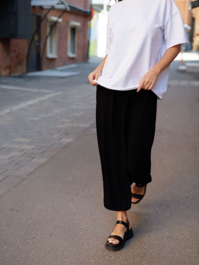 Юбка из крапивы черная