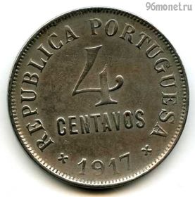 Португалия 4 сентаво 1917