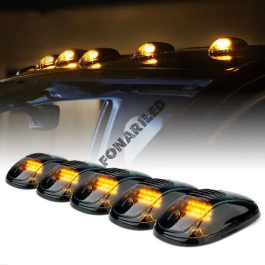 Светодиодные LED габариты огни на крышу автомобиля  GF-U-16SMD Orange