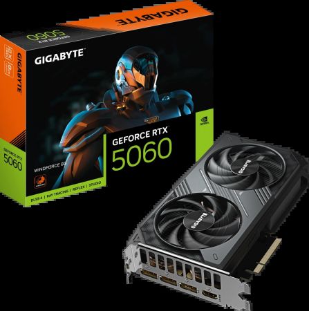 Видеокарта GeForce RTX 5060 8Gb Gigabyte GV-N5060WF2-8GD
