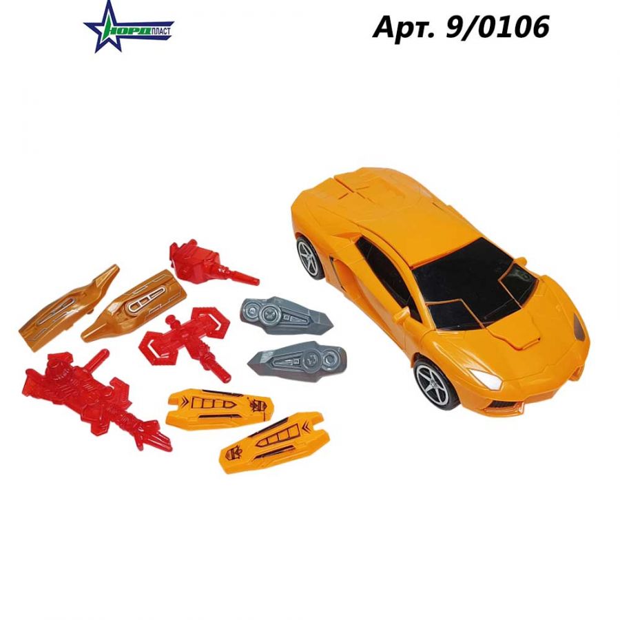 Робот-трансформер, оранжевый