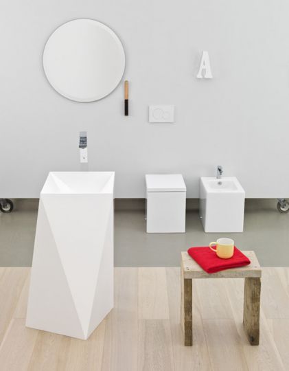 Напольная раковина Artceram Sharp OSL008 50х50 схема 3