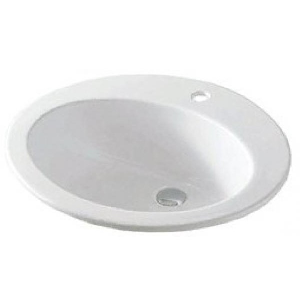 Встраиваемая раковина Artceram Eolo ELL001 59х48