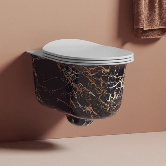 Безободковый подвесной унитаз Artceram Chic 53x38 CHV001 схема 3