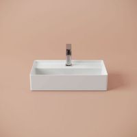 Раковина подвесная или накладная Artceram Scalino 500х270 мм SCL006 цвет белый схема 1