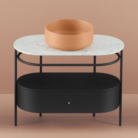 Шкаф Artceram Flair 4.0 950x480х755 мм с выдвижным ящиком для консоли ACM038 схема 6