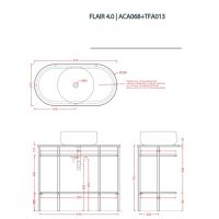 Структура в виде сетки Artceram Flair 4.0 95х48х75.5 TFA013 схема 4 Структура в виде сетки Artceram Flair 4.0 95х48х75.5 TFA013 схема 4