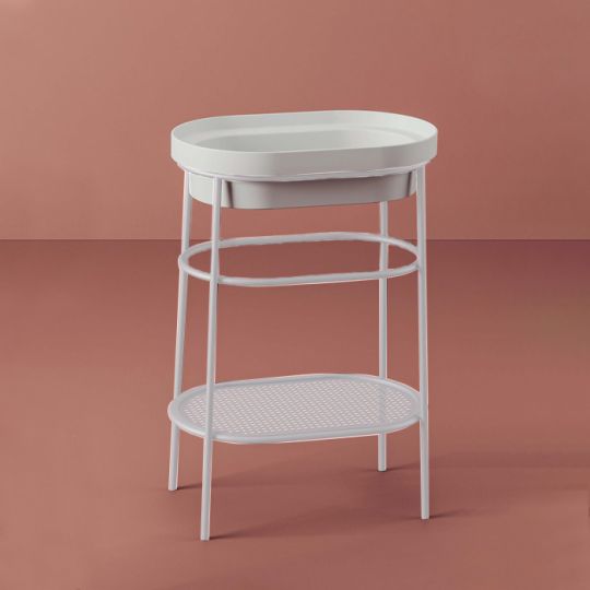 Консоль металлическая под раковину Artceram Fuori Scala ACA055 36.5x58.6 схема 3 Консоль металлическая под раковину Artceram Fuori Scala ACA055 36.5x58.6 схема 3