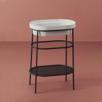 Консоль металлическая под раковину Artceram Fuori Scala ACA055 36.5x58.6 схема 4 Консоль металлическая под раковину Artceram Fuori Scala ACA055 36.5x58.6 схема 4