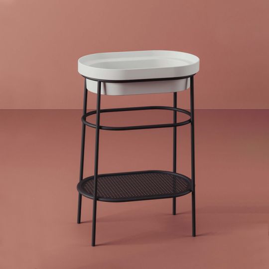 Консоль металлическая под раковину Artceram Fuori Scala ACA055 36.5x58.6 схема 4 Консоль металлическая под раковину Artceram Fuori Scala ACA055 36.5x58.6 схема 4