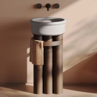 Раковина накладная Artceram Brera 43х43 см BRL001 схема 5