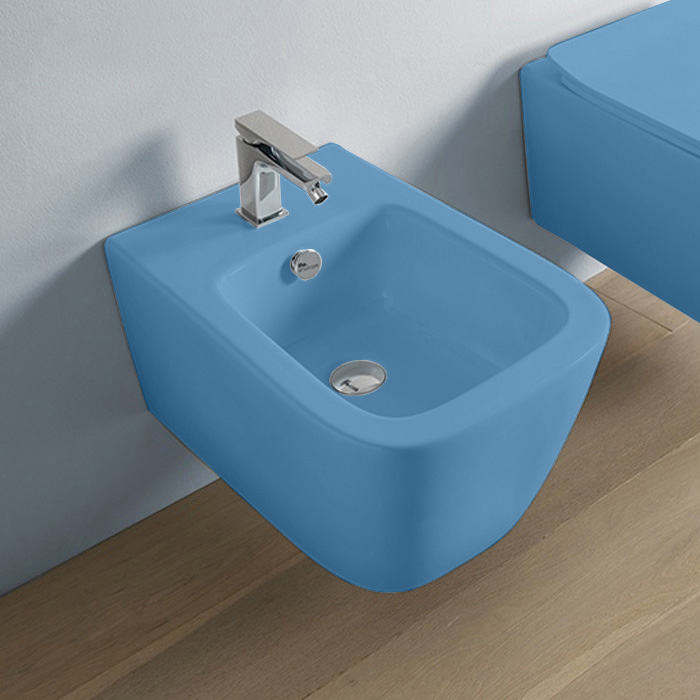 Голубое биде подвесное Artceram A16 ASB001 ASB001 38