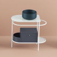 Шкаф Artceram Flair 3.0 с выдвижным ящиком и боковой секцией 400х348х250 мм ACM037 схема 4