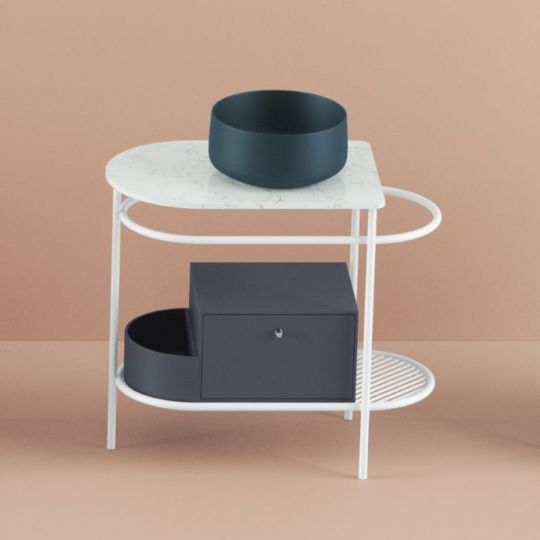 Шкаф Artceram Flair 3.0 с выдвижным ящиком и боковой секцией 400х348х250 мм ACM037 схема 4