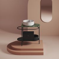 Шкаф Artceram Flair 3.0 с выдвижным ящиком и боковой секцией 400х348х250 мм ACM037 схема 5