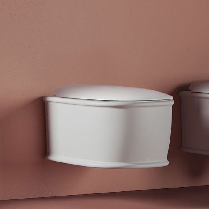 Подвесной унитаз Artceram безободковый Atelier ATV001 матовый