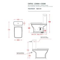 Artceram бачок Civitas CIC009 схема 2