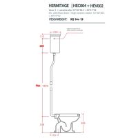 Artceram бачок Hermitage HEC004 схема 2