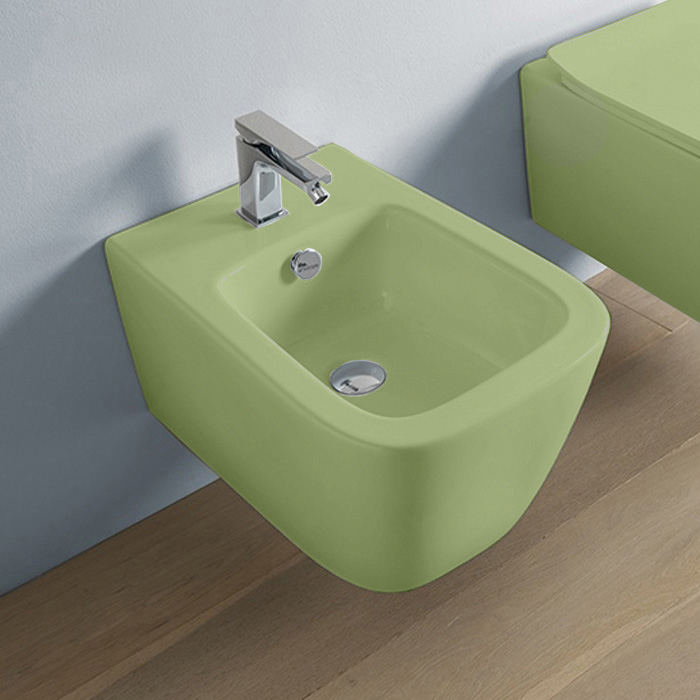 Зеленое биде подвесное Artceram A16 ASB001 ASB001 44