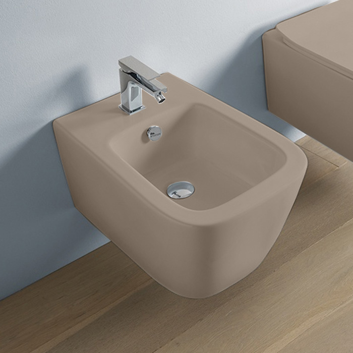 Коричневое подвесное биде Artceram A16 ASB001 ASB001 41