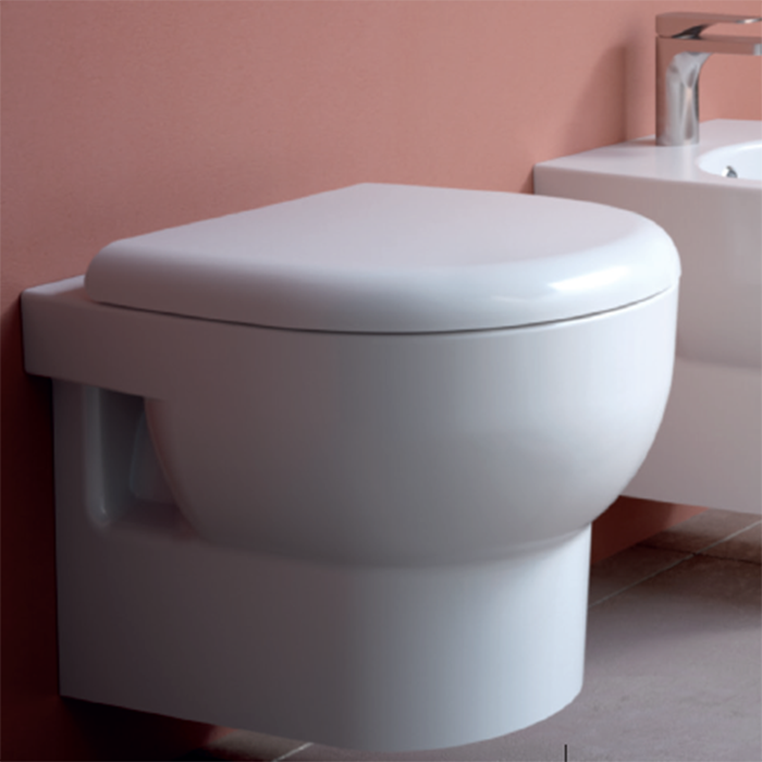 Подвесной унитаз Artceram безободковый Smarty 2.0 SMV001 цвет белый