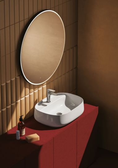 Овальная накладная раковина Artceram Whisky WHL002 60x45 см схема 4