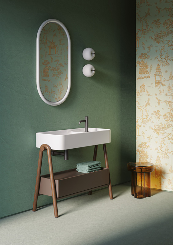 Прямоугольная раковина Artceram Brooklyn BNL002 90x40 см ФОТО