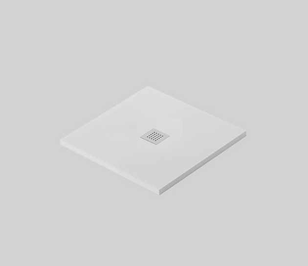 Изображение Поддон Artceram Lapis 800х800 мм противоскользящее покрытие керамика PDR029