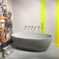 Отдельностоящая ванна из искусственного камня Artceram File 2.0 169x87 FLW001 схема 3