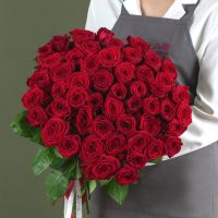 Розы красные 60 см (от 15шт.)