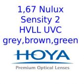 HOYA Nulux  EYNOA 1,67 Sensity 2  HVLL UVC