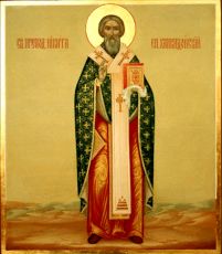 Икона Святого Никиты: Символ Веры и Защиты (рукописная)