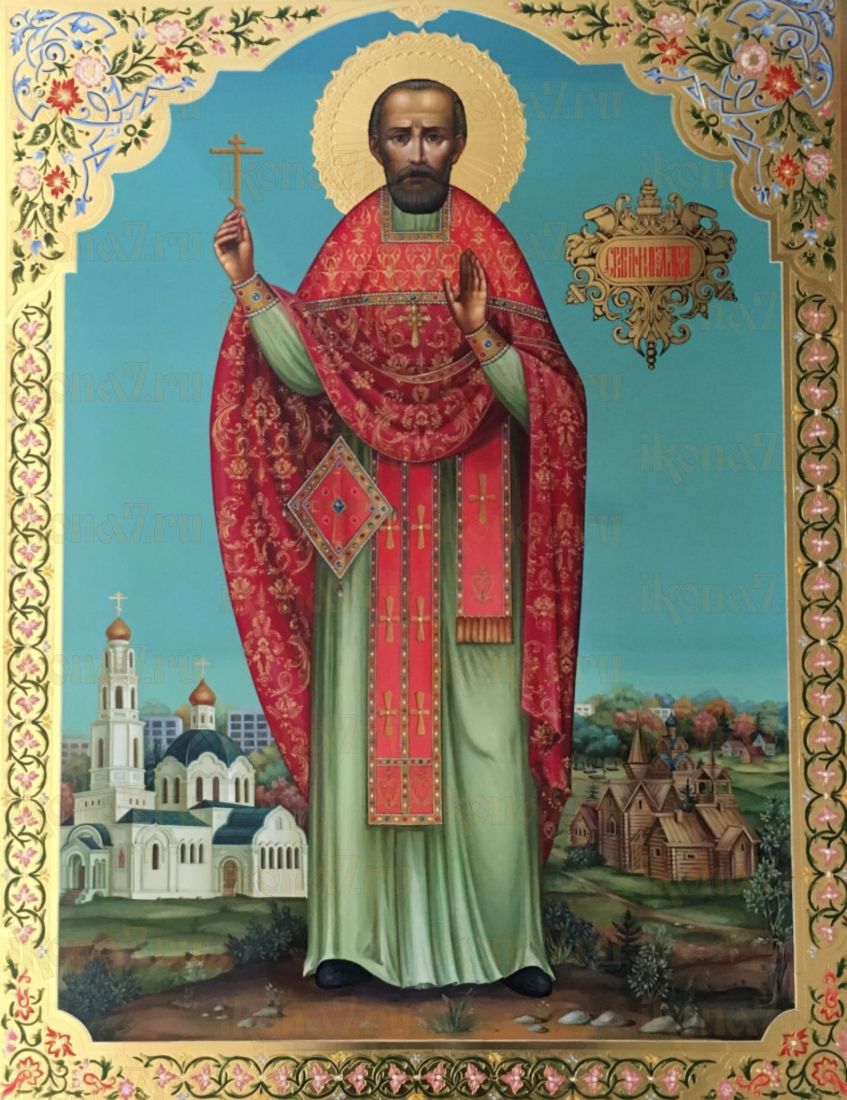 Икона Николай Архангельский (рукописная)
