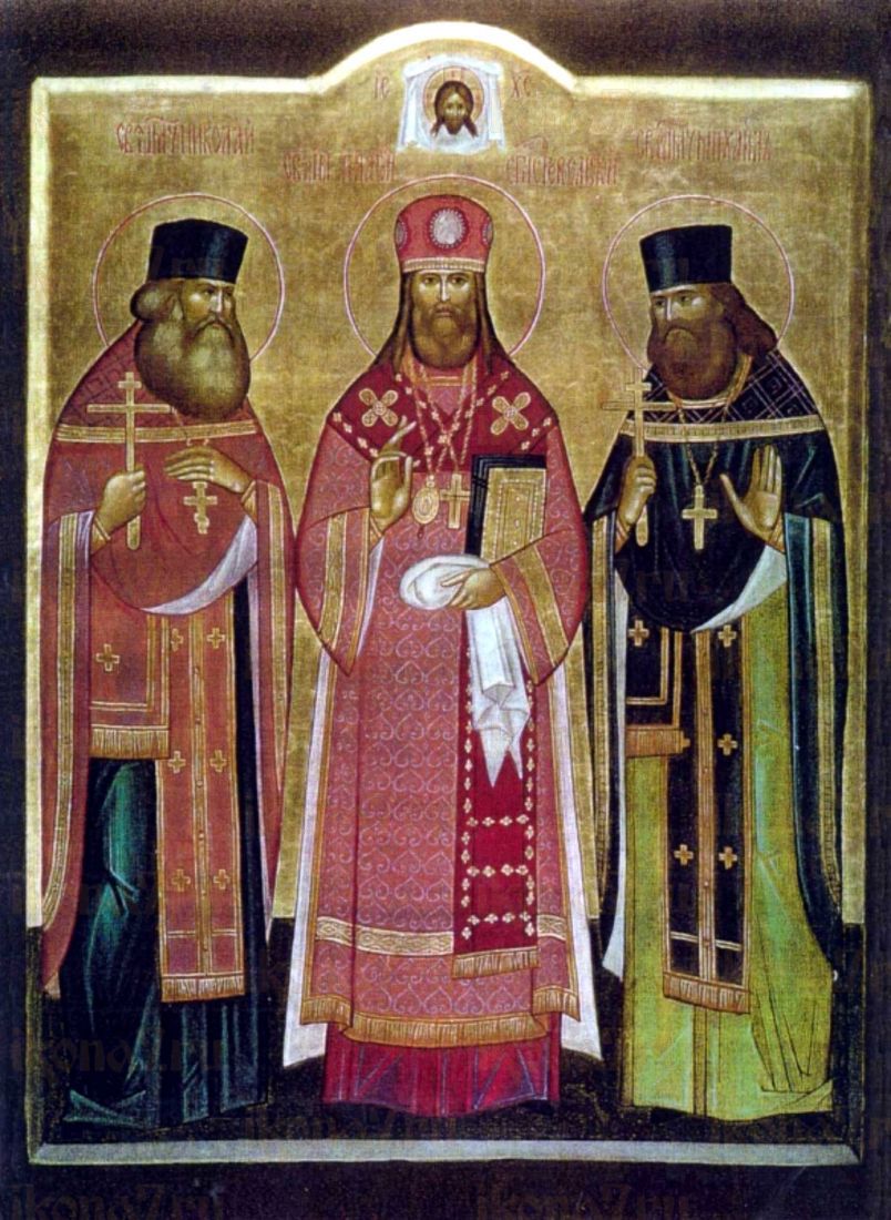Икона Николай Бежаницкий (рукописная)