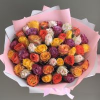 51 кенийская роза яркий микс (40см)