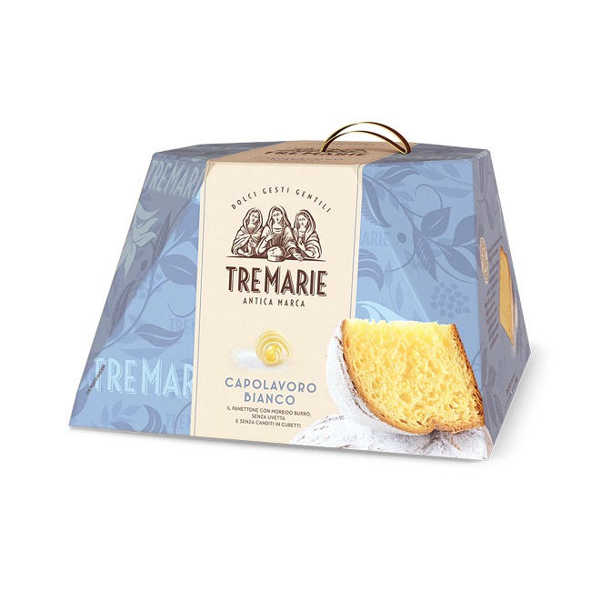 Панеттоне Белое сокровище, Tre Marie, 800 г Panettone Capolavoro bianco 800 g