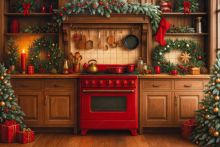 Фон стена "New year wall №6"