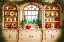 Фон стена "New year wall №8"