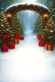 Фон стена "New year wall №12"